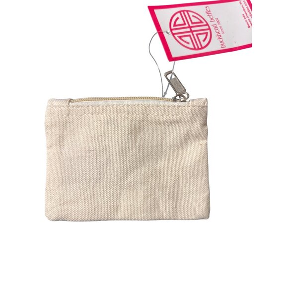 Buckhead Betties Canvas Gift Card Holder Coin Pouch Crab Design 4.5" x 3.25" NWT - Picture 3 of 6